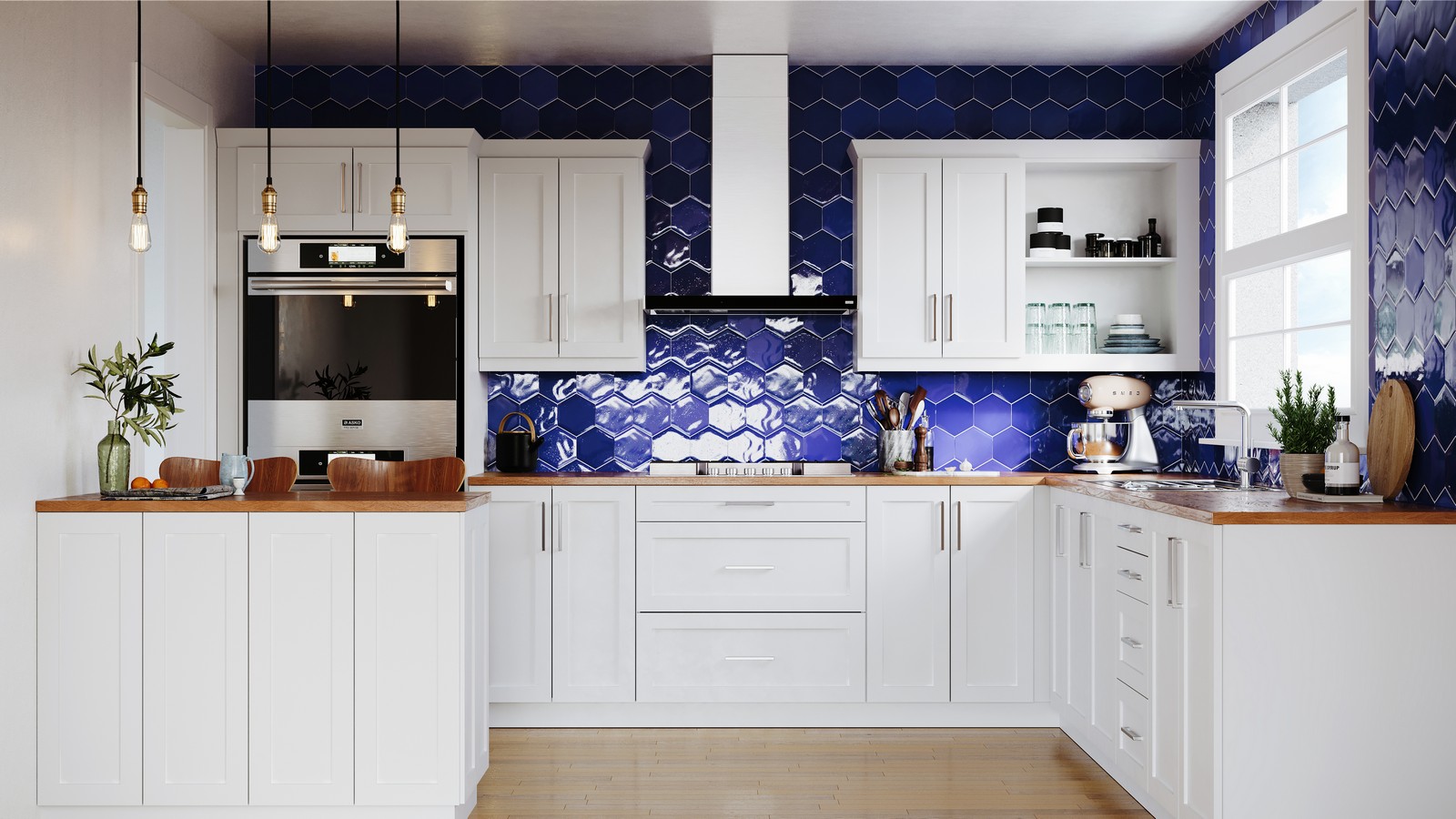 Kitchen beauty shots showcasing the cabinetry style - , 1