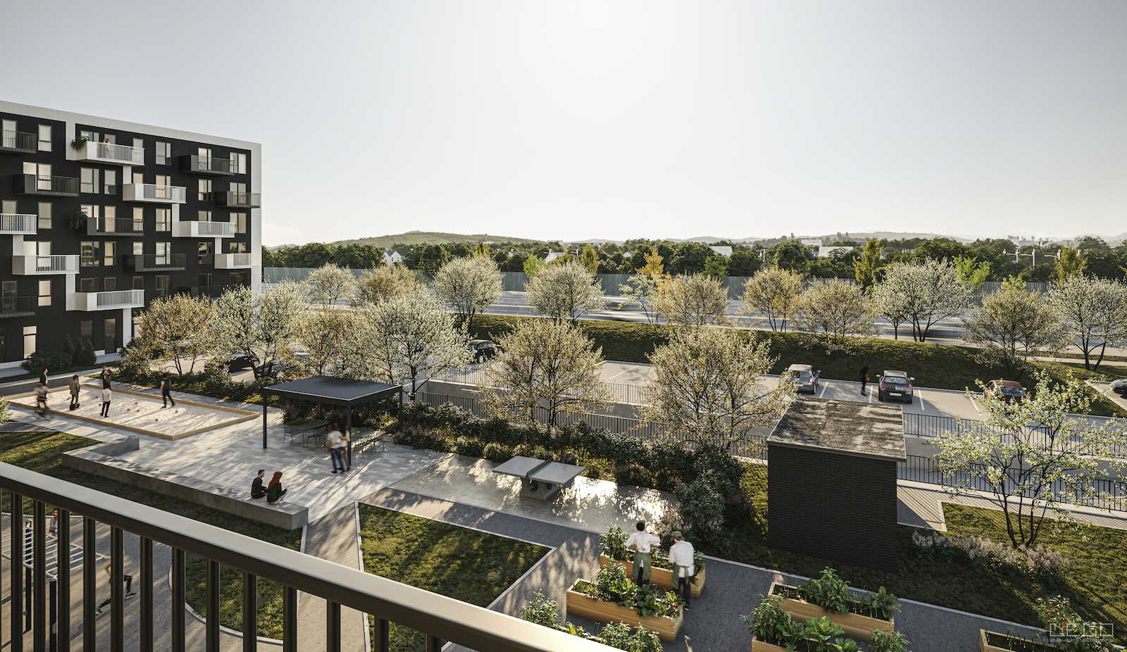 New 12-storey living apartment building in Brossard - , 2