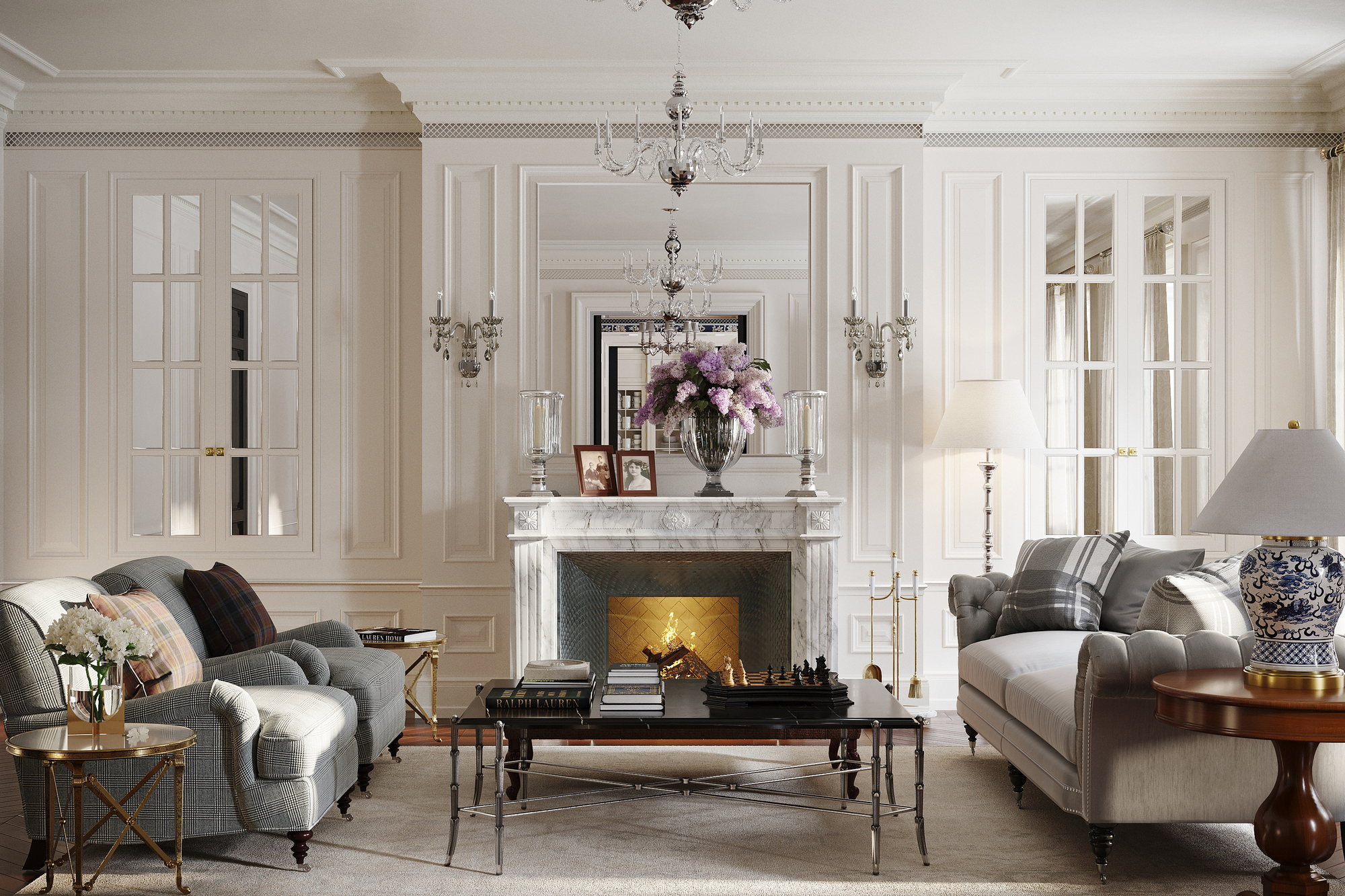 Classic Style Living Rooms For Ralph Lauren Home, London - , 1