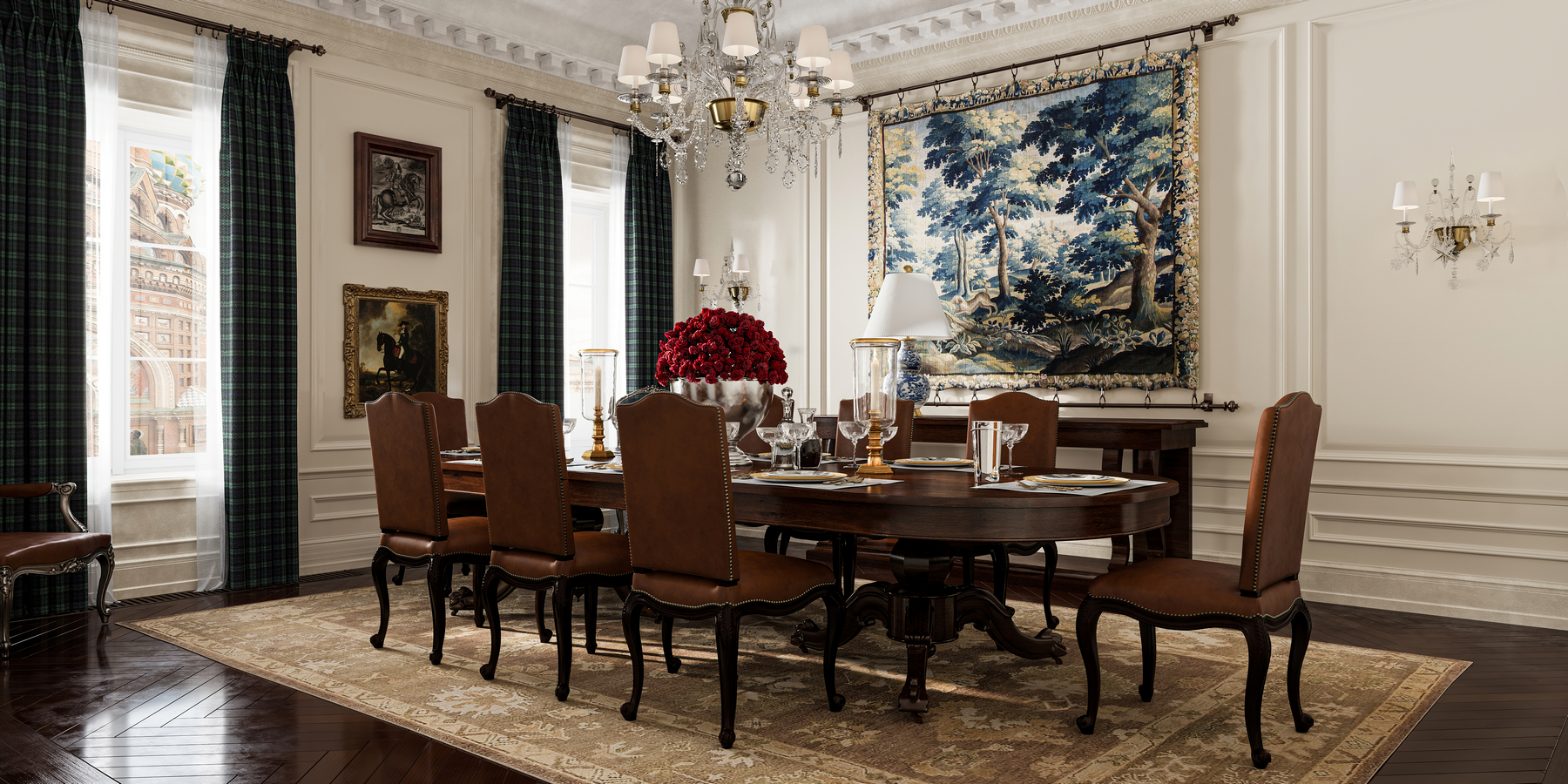 Classic Style Dining Rooms For Ralph Lauren Home, London - , 2