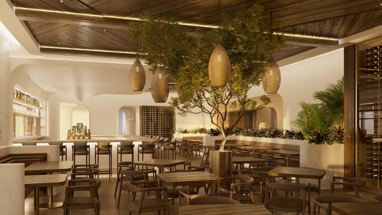 Buzzy mixed-use hub reveals a high-end Mediterranean restaurant in Houston, TX - , 2